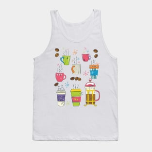 Cute Coffee Art Tank Top